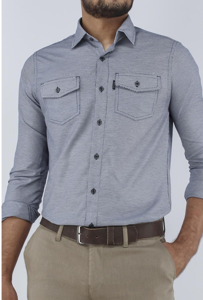 Camisa Casual Ogochi Slim